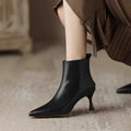 Chen | Block-Heel Pointed-Toe Modern Boots