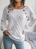 Eduarda | Cable-Knit Oversized Quiet Sweater