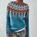 Catarina | Crew-Neck Ribbed Contemporary Sweater