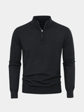 Nikhil | Zip-Up Longline Heritage Sweater