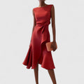 Odette | Asymmetrical Draped Dress