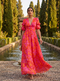 Gerlinde | Delicate Luminous Maxi Dress