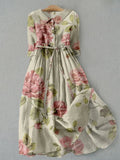 Ajla | Floral Fluid Midi Dress
