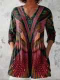 Prisca | Soft-Draping V-Neck Blouse