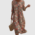 Elfrida | Floral Willowy Midi Dress
