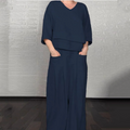 Radegonde | Minimalist V-Neck Two-Piece Set