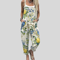 Relaxed Jumpsuit – Botanical Citrus Print
