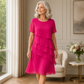 Ruffle Dress – Graceful Layered Movement
