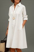 Damla | Understated Fluid Midi Dress