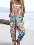 Salome | Patchwork Floral Jumpsuit