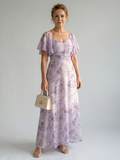 Mareike | Floral Polished Midi Dress