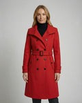 Selin | Belted Double-Breasted Relaxed Trench Coat
