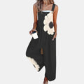 Sleeveless Jumpsuit – Bold Blossom Statement