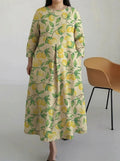 Marta | Floral Short-Sleeve Midi Dress