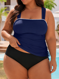 Talia | Side-Tie Coastal Tankini Set