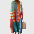 Tatiana | Bold Striped Patchwork Dress