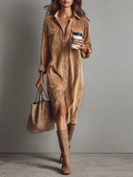 Teodora | Collared Button-Down Shirt Dress