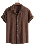 Textured Camp Collar Shirt – Relaxed Summer Style
