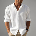 Textured Linen Shirt – Refined Warm-Weather Layer