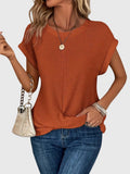 Theresa | Refined Crew Neck Blouse
