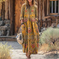 Meryem | V-Neck Modern Midi Dress