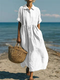 Tindra | Relaxed Collared Summer Blouse