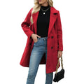 Unn | Double-Breasted Notch-Lapel Nonchalant Coat