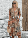 Valentina | Flowing Ocean Breeze Dress