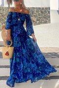 Vanora | Off-Shoulder Floral Maxi Dress