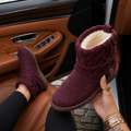 Mireille | Cable-Knit Cuff Mid-Calf Boots