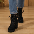 Fanny | Chunky Block-Heel Platform Boots