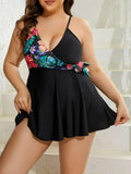Verity | Tropical Print Swim Dress