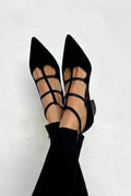 Veronica | Strappy Pointed Flats