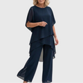 Wide-Leg Pants – Effortless Two-Piece Elegance