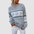 Ottoline | Mock-Neck Fair Isle Patterned Sweater