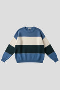 Nicolette | Striped Crew-Neck Knit Sweater