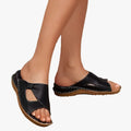 Women's Casual Synthetic Slide Sandals with and Stitching