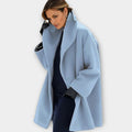 Seraphine | Oversized Wide-Collar Longline Coat