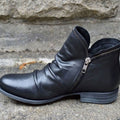 Adelaide | Ruched Side-Zip Ankle Boots