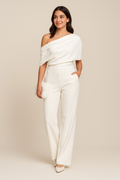 Wren | One-Shoulder Tailored Jumpsuit
