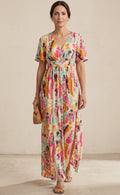 Latika | Tie-Dye Modern Midi Dress