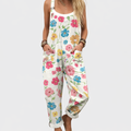 Zaira | Printed Wide-Leg Overalls